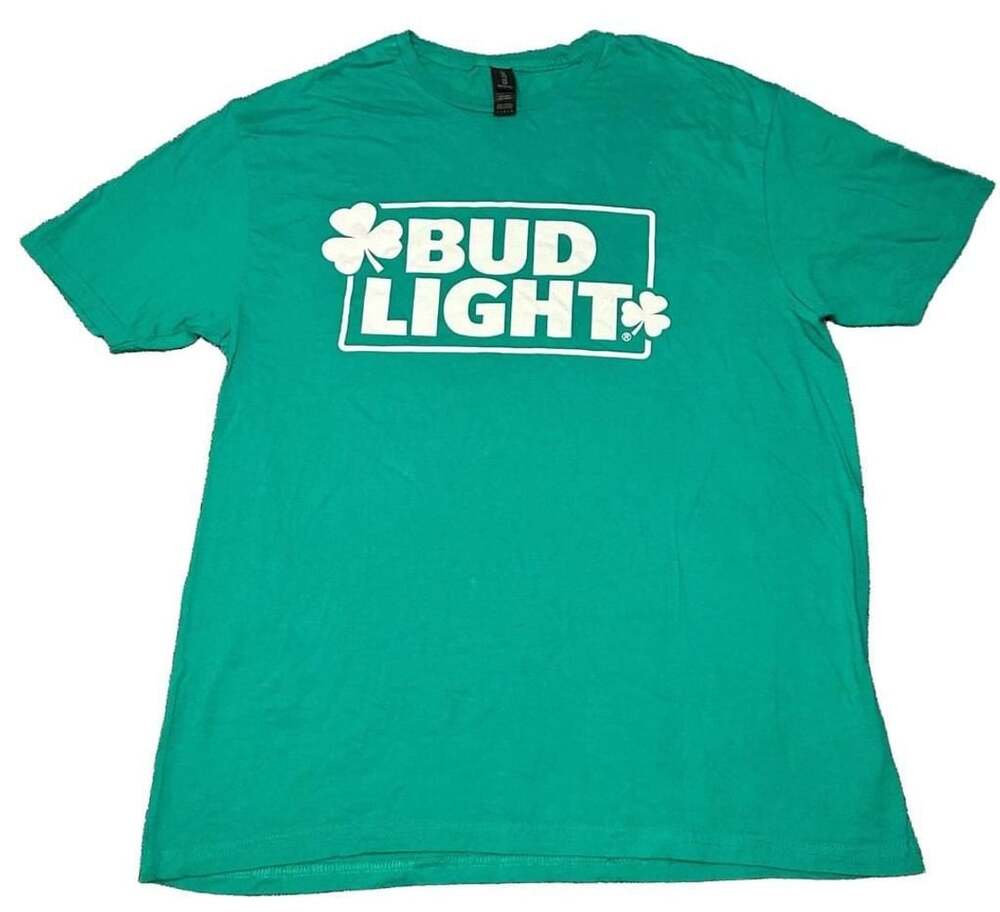 Bud Light Shamrock St. Patrick's Day Green T-Shirt